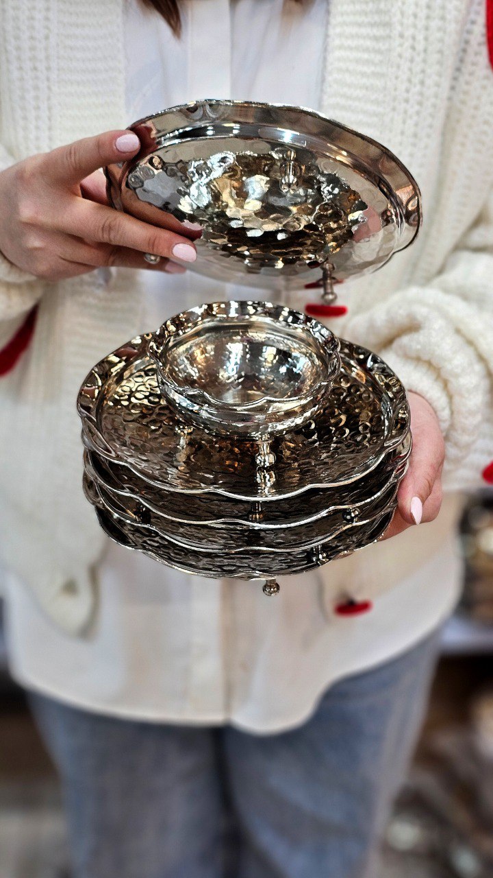 پیاله پیشدستی چکشی یاقوت
