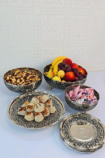سرویس گلبهار سه پایه کروم