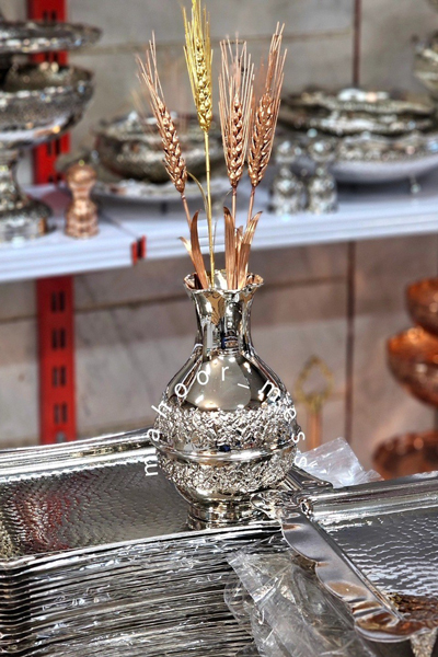 گلدان رزمس کروم