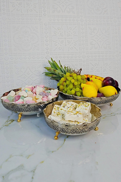 سرویس سه پایه ریزگل کروم