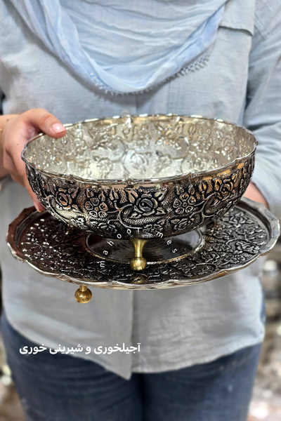 سرویس گلبهار سه پایه کروم
