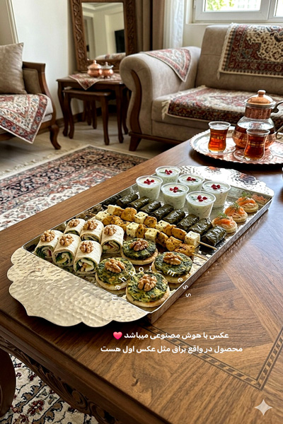 دیس دستساز تاجی پهن