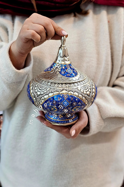 شکلاتخوری تپل قلمزنی مینیاتور تذهیب