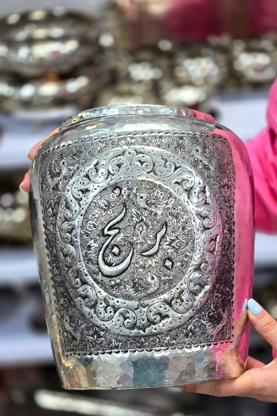 بانکه برنج دستساز مرمر ( ۹ کیلویی)