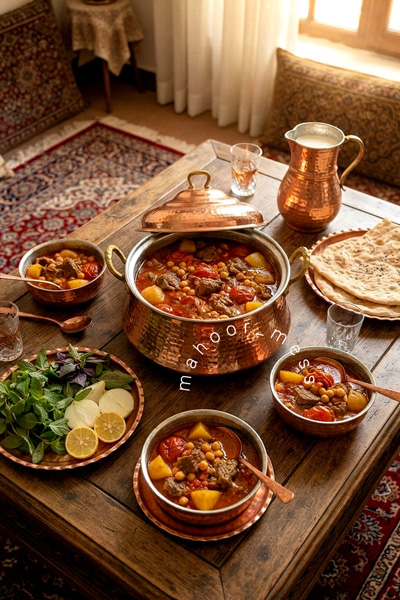 کاسه آبگوشت مسی